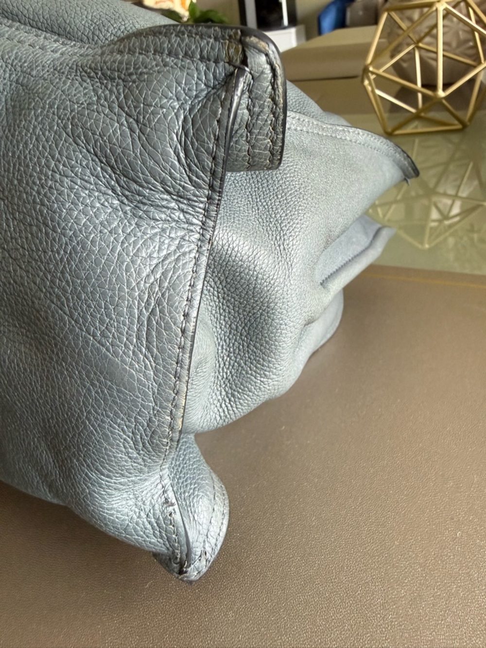 PRADA Glace Calf Leather Etiquette Tote Bag - Picture 5 of 11